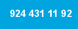 924 431 11 92